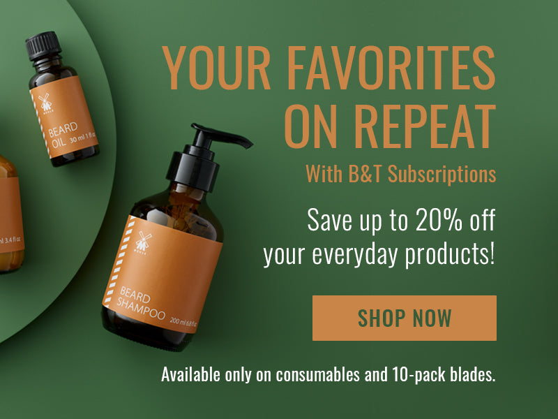 Save up to 20% off your everyday products. Subscribe and save.